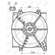 NRF Engine Cooling Fan 47546