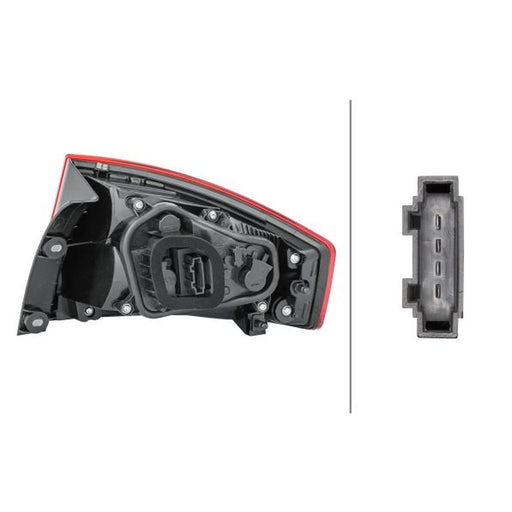 Hella Tail Light / Lamp P21W Left 2SD 011 140-051