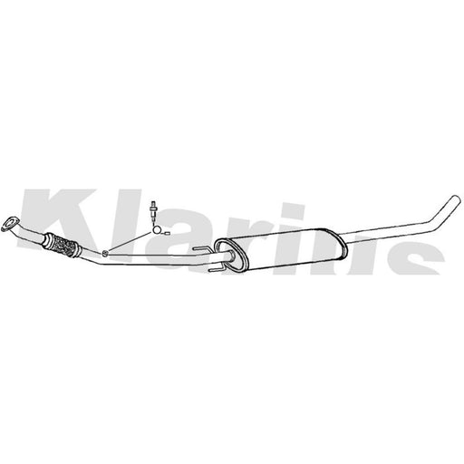 Klarius Box With Centre Pipe Centre GM781D