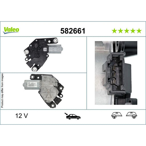 Valeo Front/Rear Wiper Motor Rear 582661