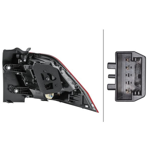 Hella Tail Light / Lamp WY21W Left 2SD 012 519-031