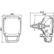 Hella Headlight Headlamp P21W Centre 1LA 328 450-101