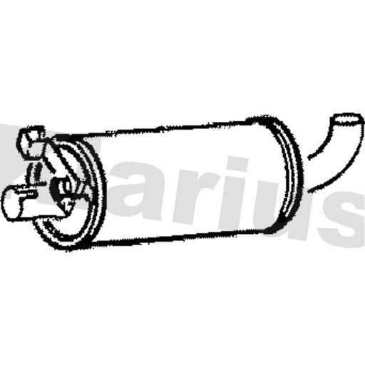 Klarius Box With Centre Pipe Centre VO149K