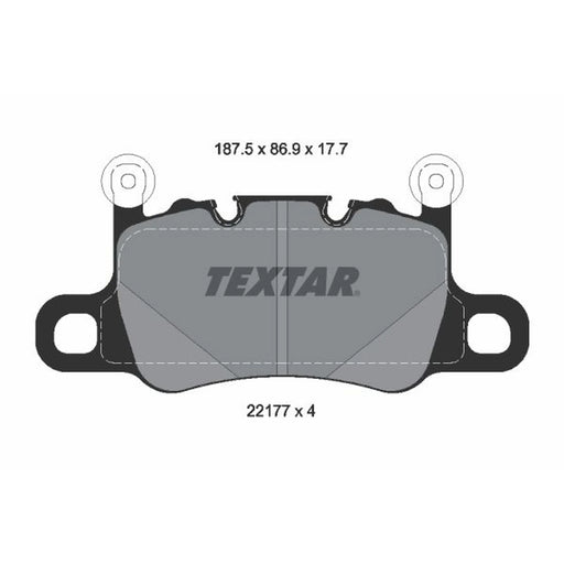 Textar Rear Brake Pad Set 2217701