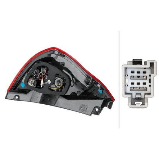 Hella Tail Light / Lamp W16W Right 2SD 354 850-021