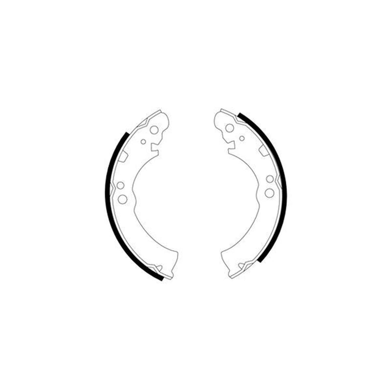 Mintex Brake Shoe Set Axle Kit MFR178