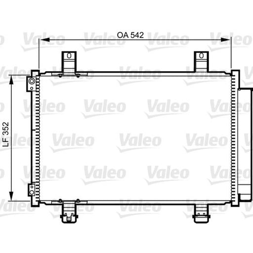 Valeo Air Conditioning Condenser 814219