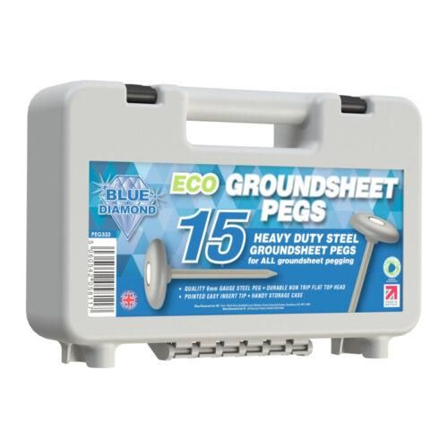 Blue Diamond Eco Groundsheet Peg (Case of 15) White Box - Blue Diamond - Van Life Living