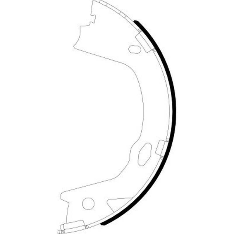 Mintex Parking Brake Shoe Set MFR743