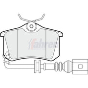 Fahren Rear Brake Pad Set fits Seat Ibiza 2002-2009 1.4 1.8 1.9 2.0
