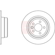 Apec 2 x Solid Rear Brake Discs DSK830-x2