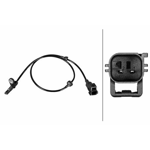 Hella ABS Wheel Speed Sensor Front 6PU 358 216-341