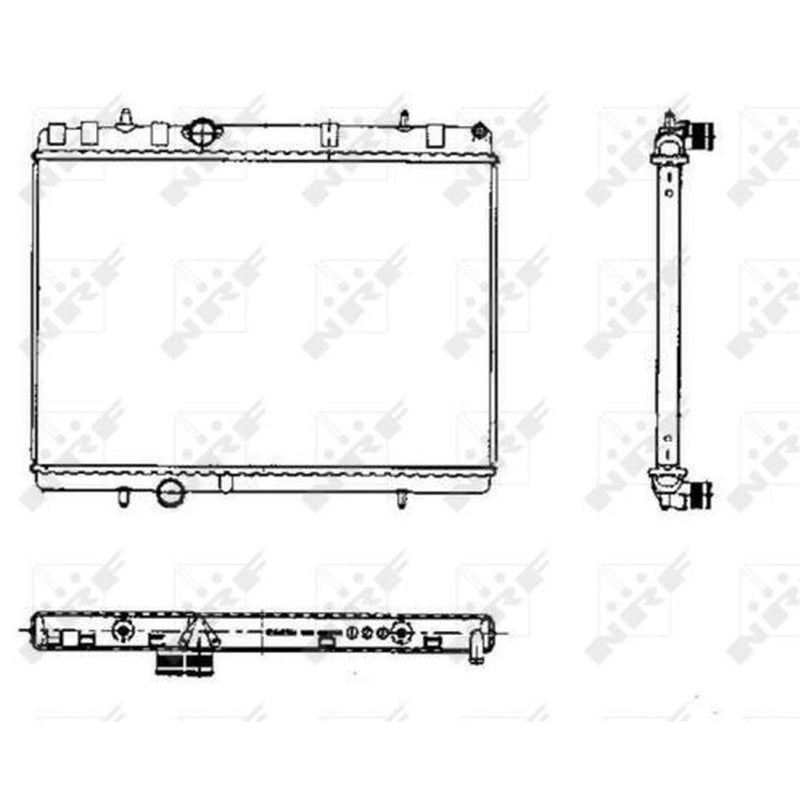 NRF Engine Radiator 50435