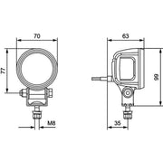 Hella Worklight High 1G0 996 210-001