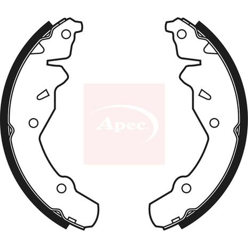 Apec Brake Shoe Set Axle Kit SHU628