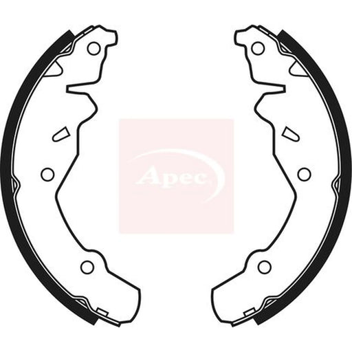 Apec Brake Shoe Set Axle Kit SHU628