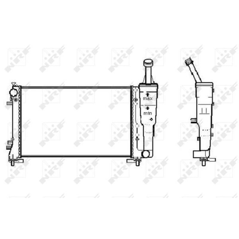 NRF Engine Radiator 53247