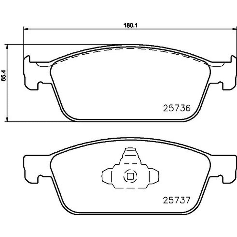 DON Front Brake Pad Set PCP1222