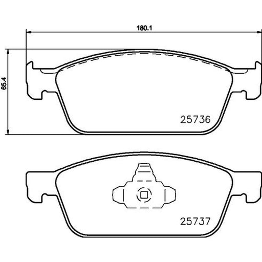 DON Front Brake Pad Set PCP1222