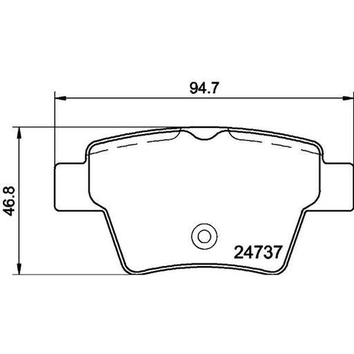 Mintex Rear Brake Pad Set MDB2951