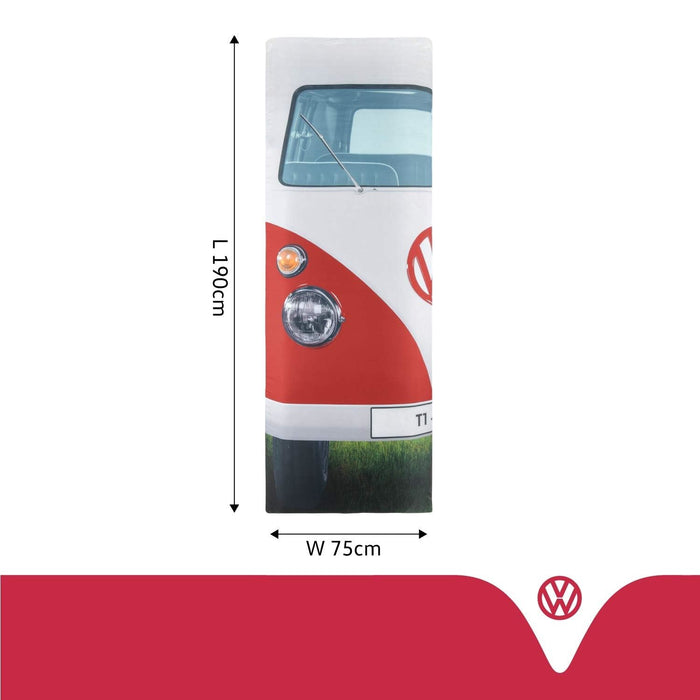 Vw Single Sleeping Bag Titan Red 190Cm X 75Cm OL0182-RD - Board Masters - Van Life Living