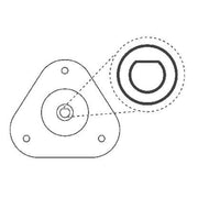 KYB Front Repair Kit Suspension Strut Support Mount SM5658
