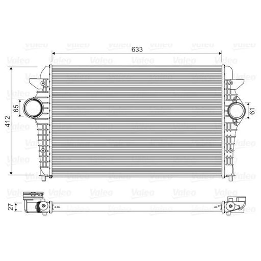 Valeo Intercooler (Charge Air Cooler) 818344