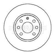 Borg & Beck 2 x Vented Front Brake Discs BBD4253-x2