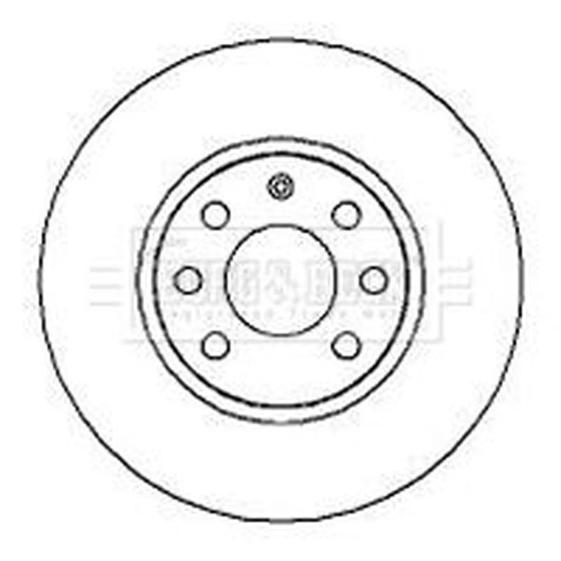 Borg & Beck 2 x Vented Front Brake Discs BBD4253-x2