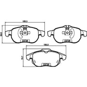 Mintex Mintex Front Brake Disc Kit MDK0193