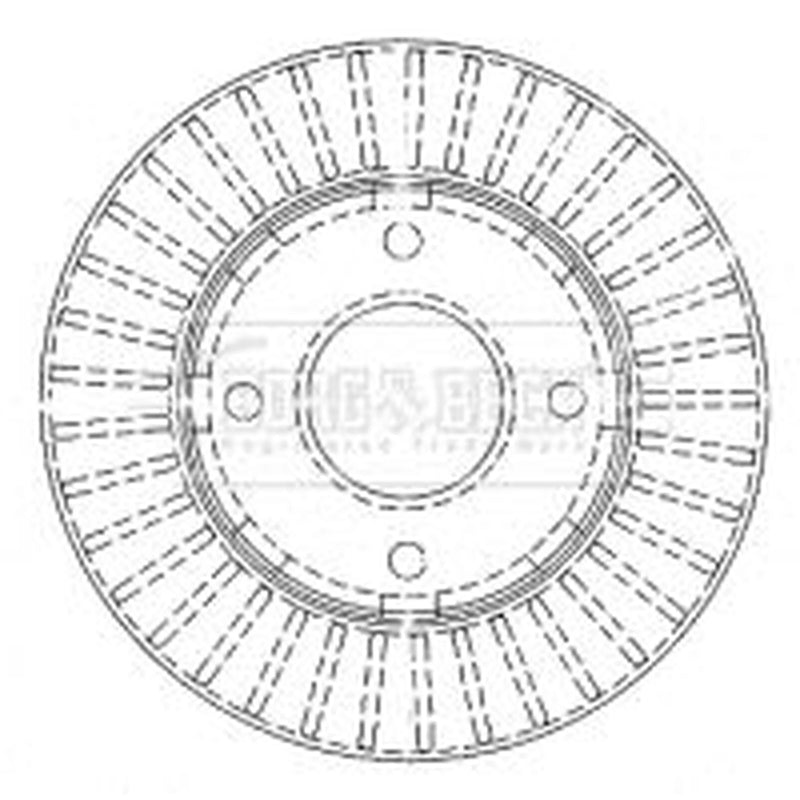 Borg & Beck 2 x Vented Front Brake Discs BBD4477-x2