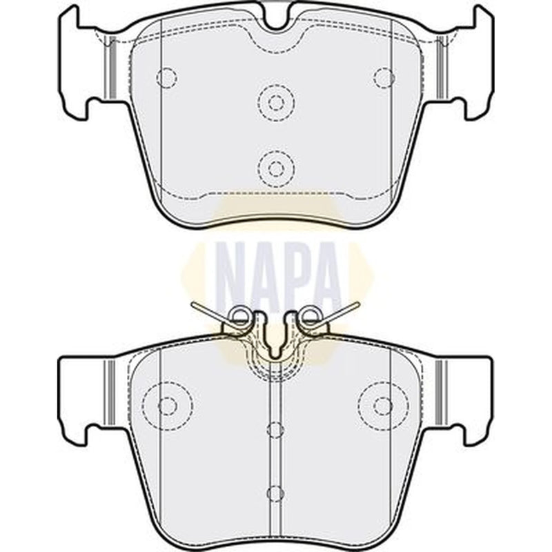 NAPA Rear Brake Pad Set NBP1635
