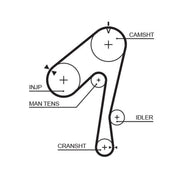 Gates Timing Belt Cambelt 149 Teeth 5320XS