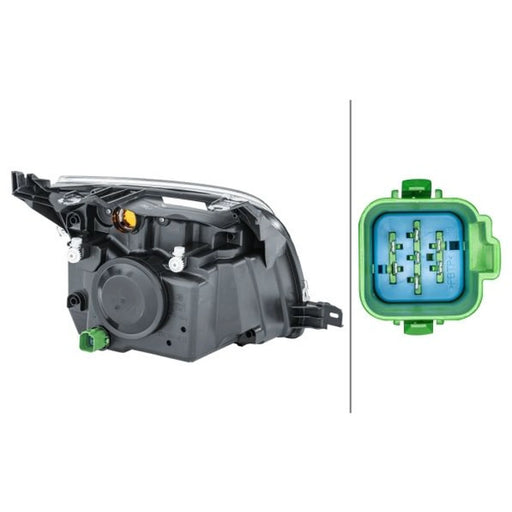 Hella Headlight Headlamp H4 Left 1ED 247 026-251