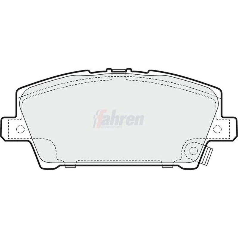 Fahren Front Brake Discs & Pads fits Honda Civic VIII 2005-2012 1.4 1.8 2.2