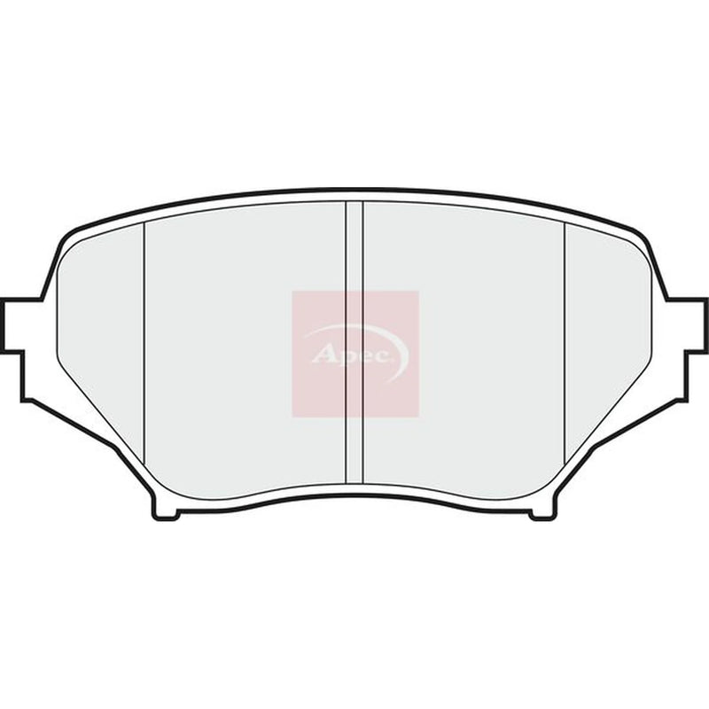 Apec Front Brake Pad Set PAD1486