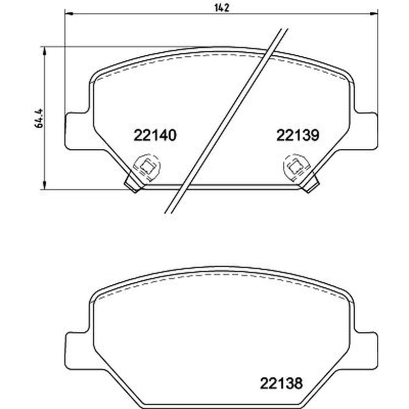 Mintex Front Brake Pad Set MDB4067