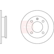 Apec 2 x Solid Front Brake Discs DSK133-x2