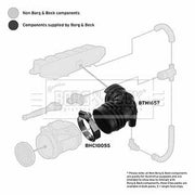 Borg & Beck Air Filter Intake Hose NBR (nitrile butadiene rubber) BTH1657