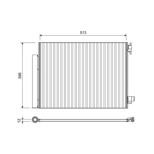 Valeo Air Conditioning Condenser 814373