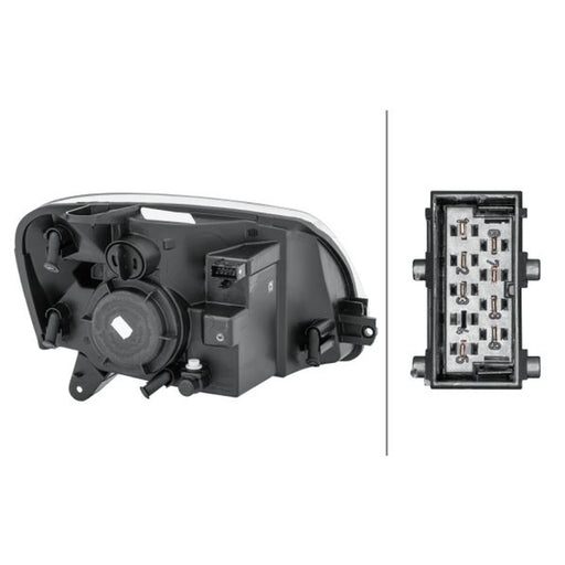 Hella Headlight Headlamp H4 Left 1EG 010 196-011