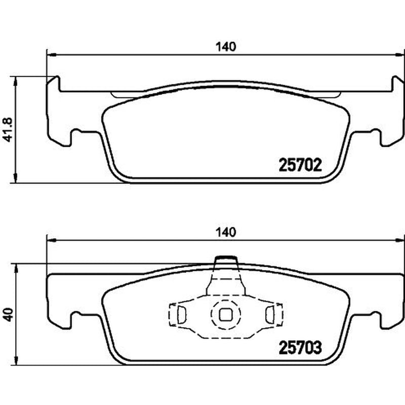 Mintex Front Brake Pad Set MDB3360