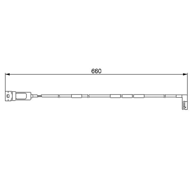 Bosch Brake Pad Wear Sensor Front 1 987 474 909