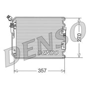Denso Air Conditioning Condenser fits Porsche 911 1988-1997 3.3 3.6 3.8