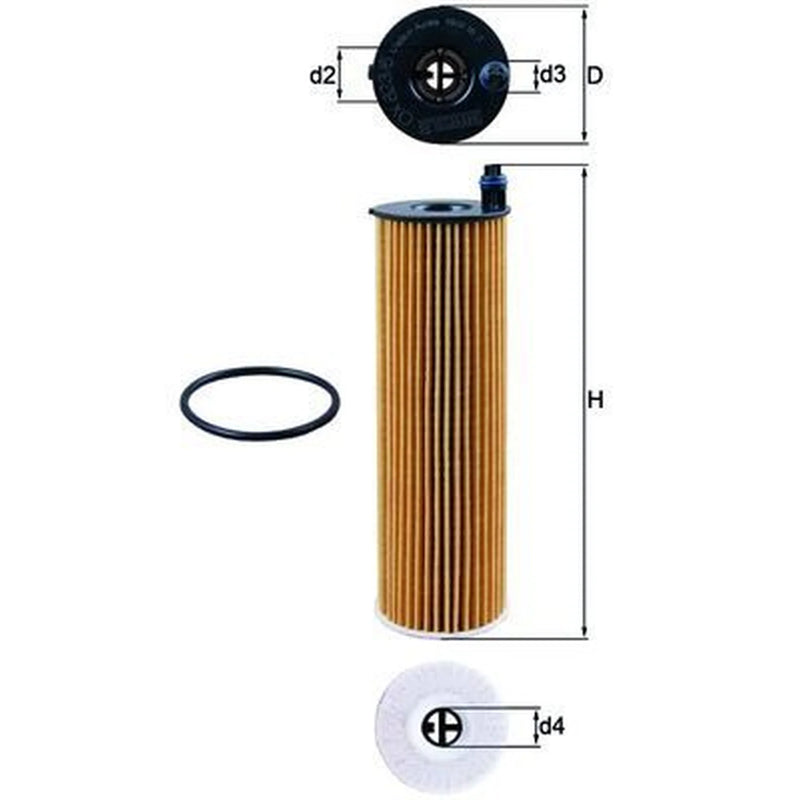 Mahle Engine Oil Filter OX 823/6D