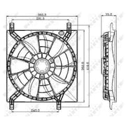 NRF Engine Cooling Fan 47257