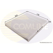 Comline Cabin Air Filter (Pollen Filter) EKF159