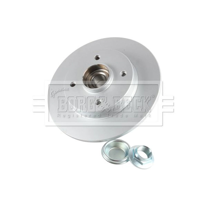 Borg & Beck 2 x Solid Rear Brake Discs BBD5808S-x2