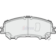 Fahren Front Brake Pad Set fits Nissan Qashqai II 2013-2021