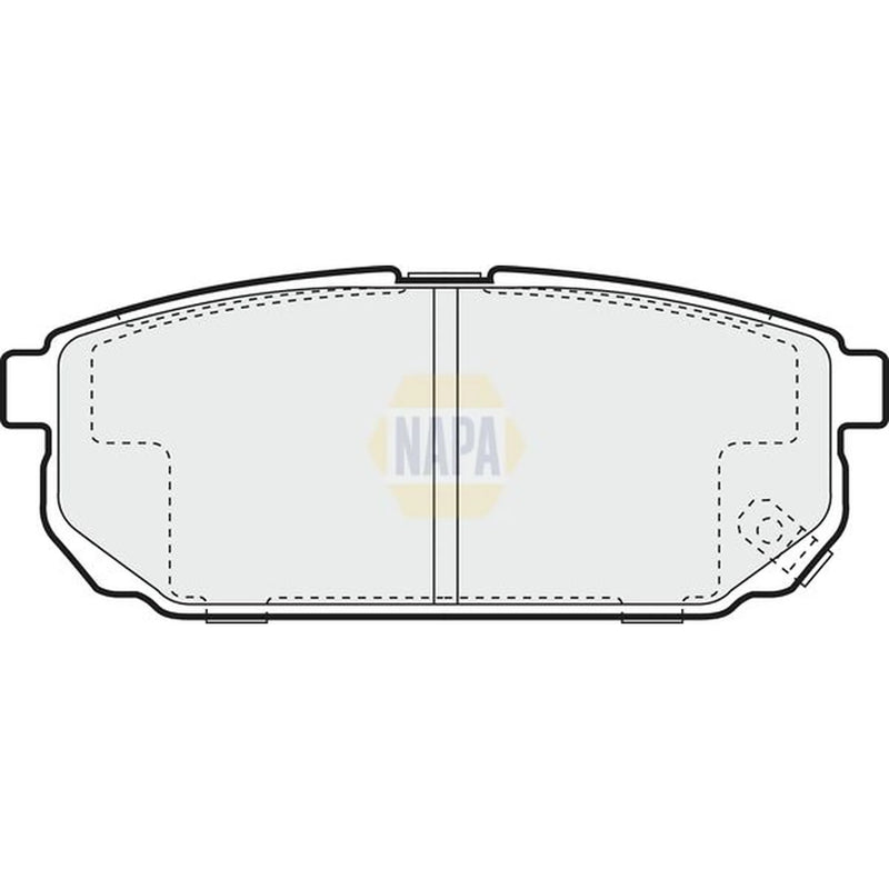 NAPA Rear Brake Pad Set NBP1735